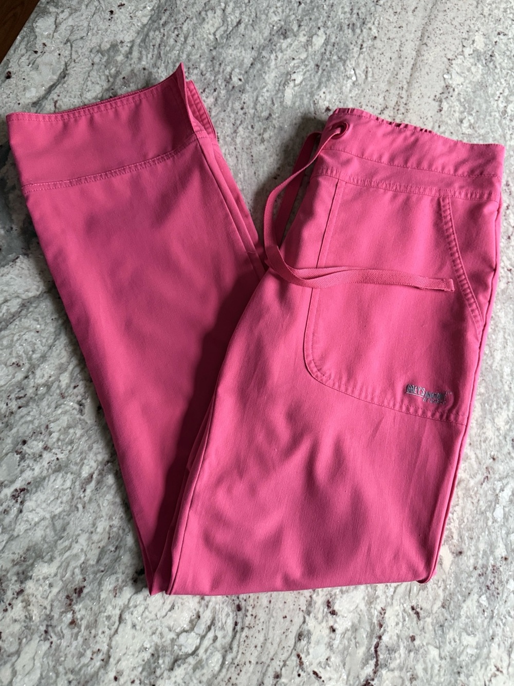 Grey’s Anatomy Signature Collection Pink Women's Drawstring Scrub Pants XS